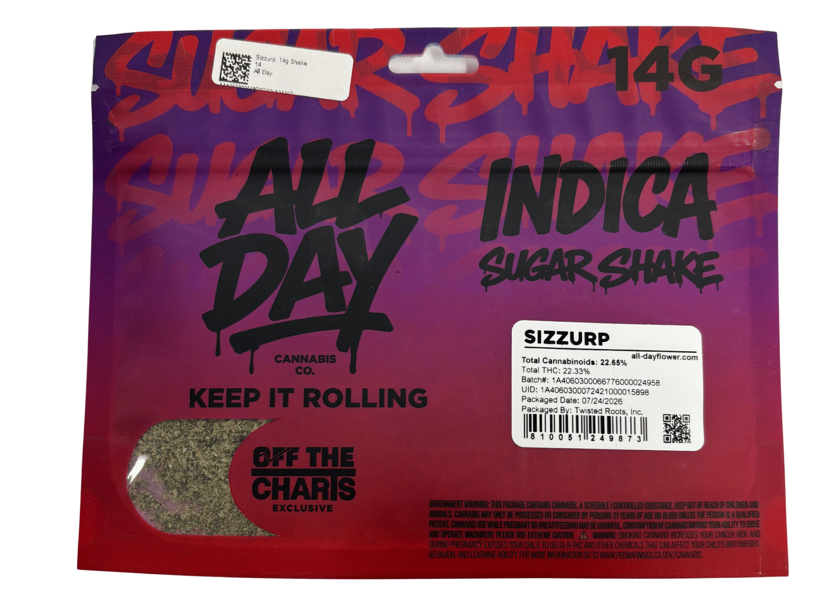 All Day - Sizzurp: 14 Items