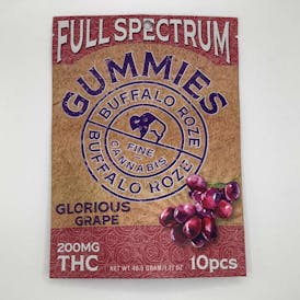 Buffalo Roze-Nano-RSO Gummies-Glorious Grape 200mg