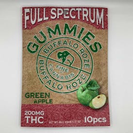 Buffalo Roze-Nano-RSO Gummies-Green Apple 200mg