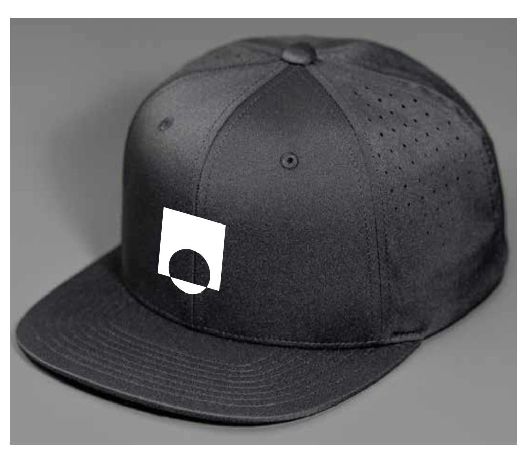 ECC Logo Performance Hat - White/Black