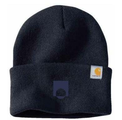 ECC Logo Carhartt Beanie Navy Blue
