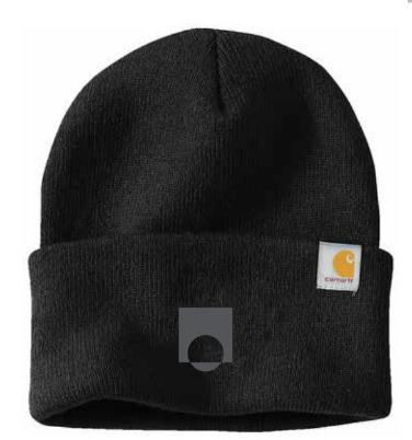 ECC Logo Carhartt Beanie Black