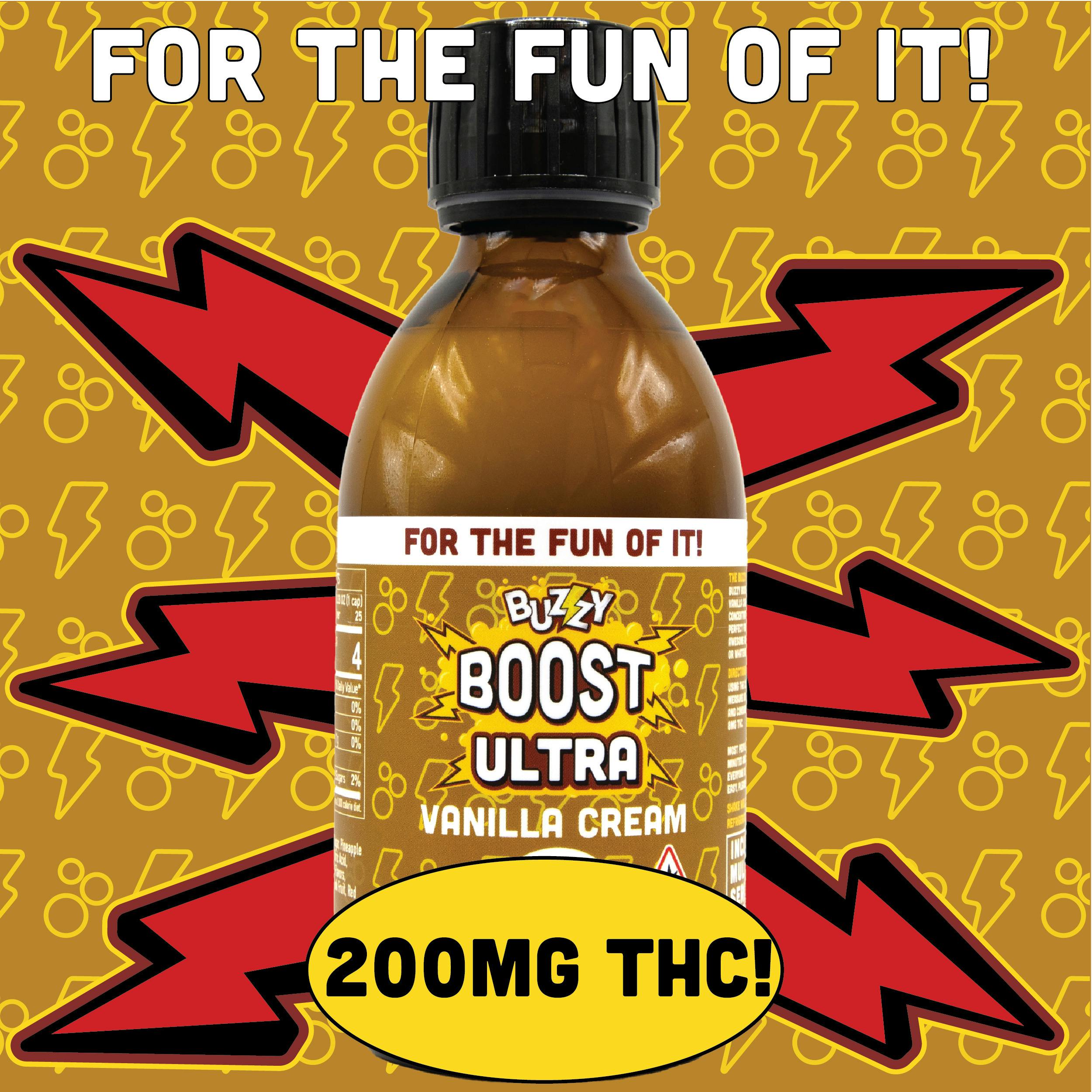 Buzzy BOOST Vanilla Cream - 200mg/1pk