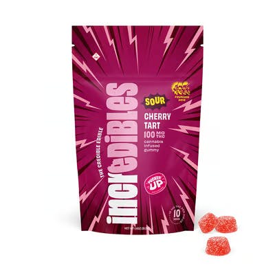 incredibles Sour Cherry Tart Gummies 10mg ea | 10-Pack