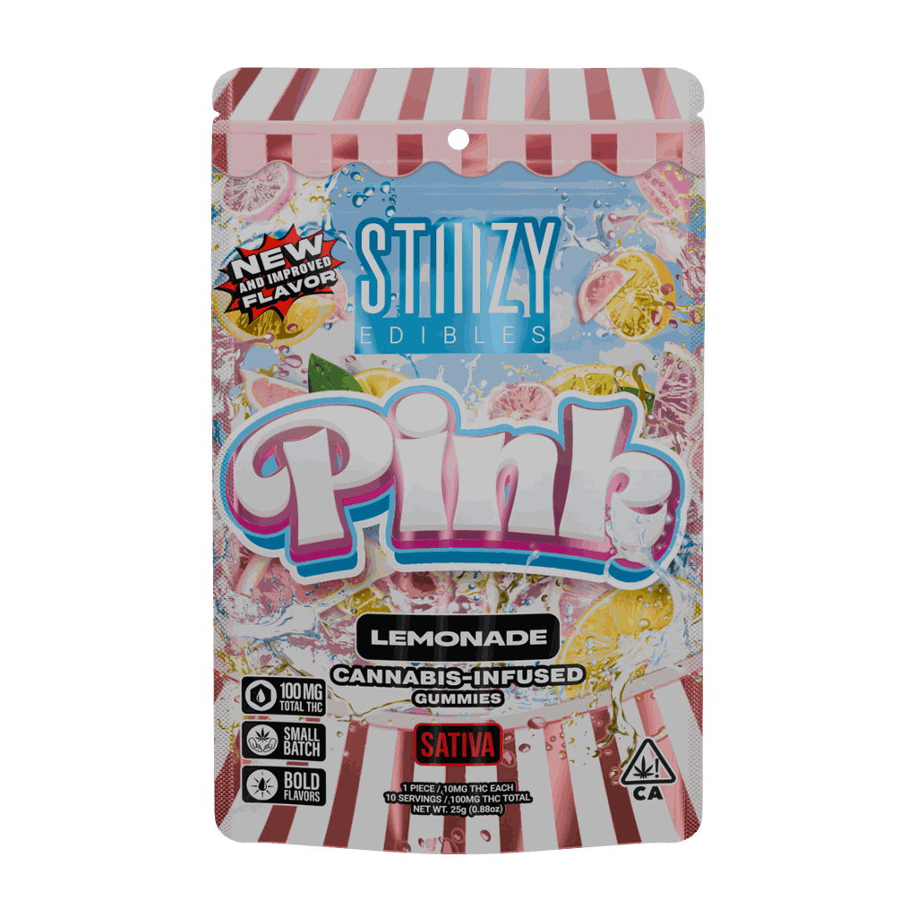 STIIIZY Pink Lemonade Gummies 10mg ea | 10-Pack