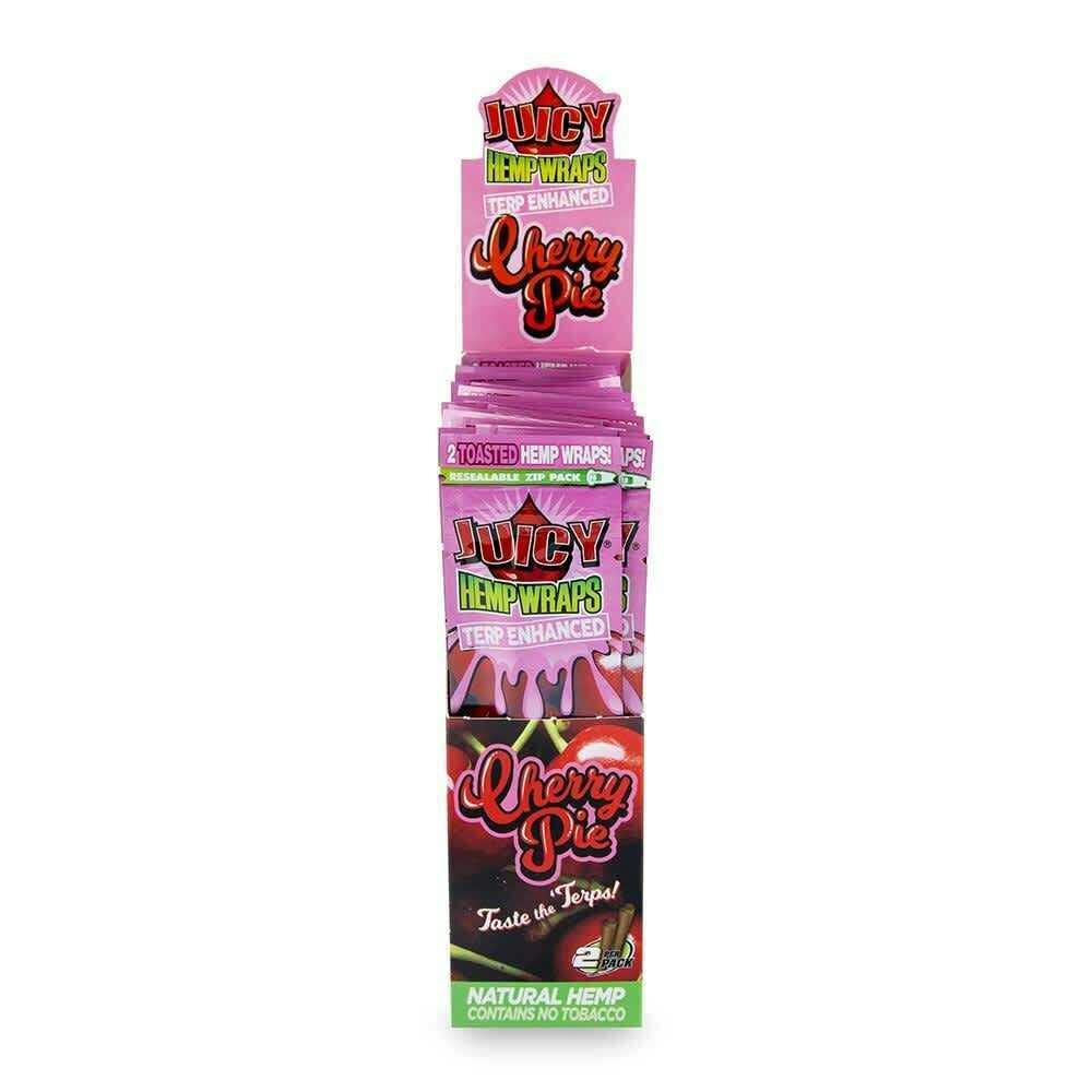 Juicy Jays Terp Infused Hemp Wraps 2pk - Cherry Pie