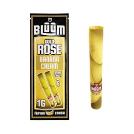 Bluum - Gold Rose Banana Cream Flower Rolls 2pk
