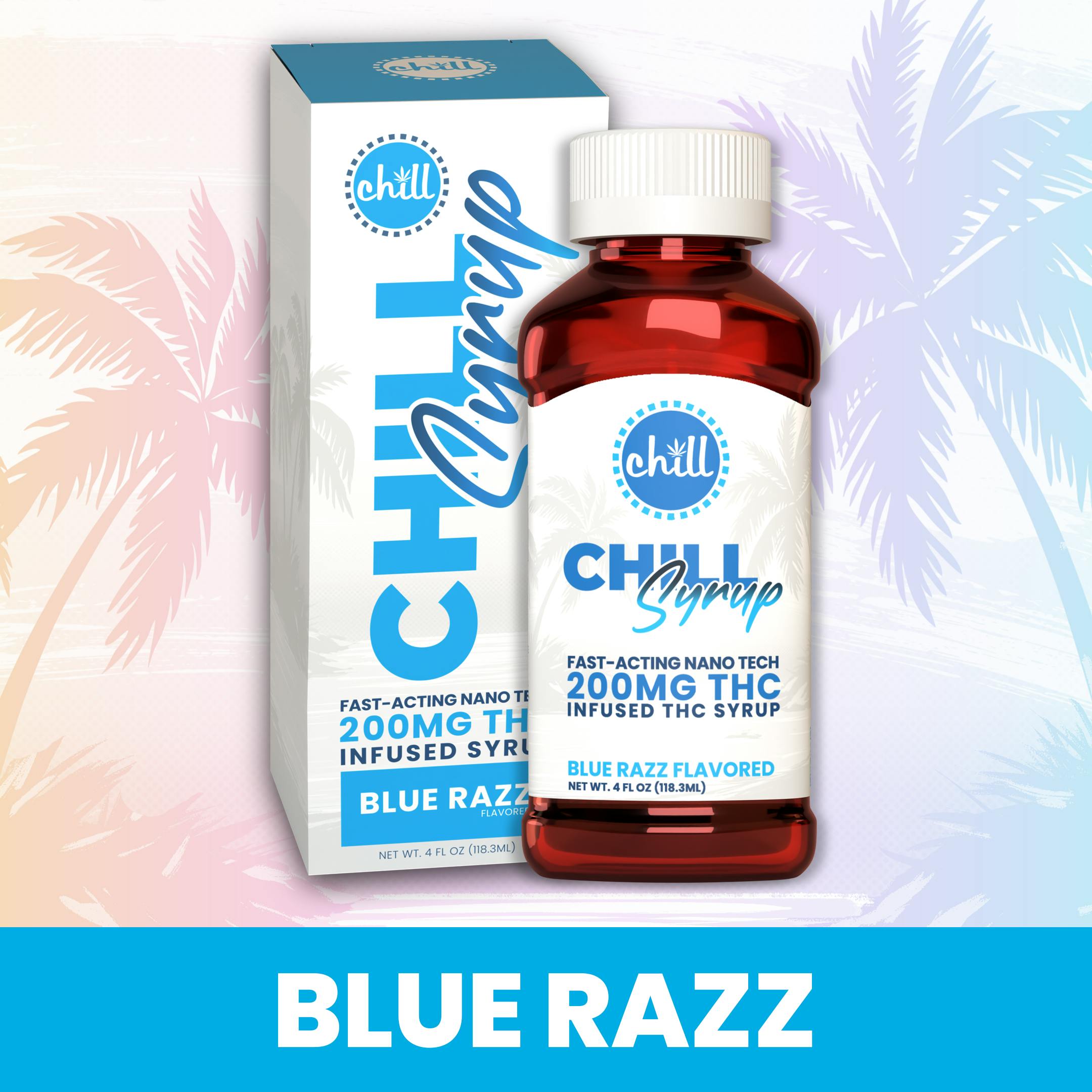 Chill Medicated - Blue Razz Syrup 200mg