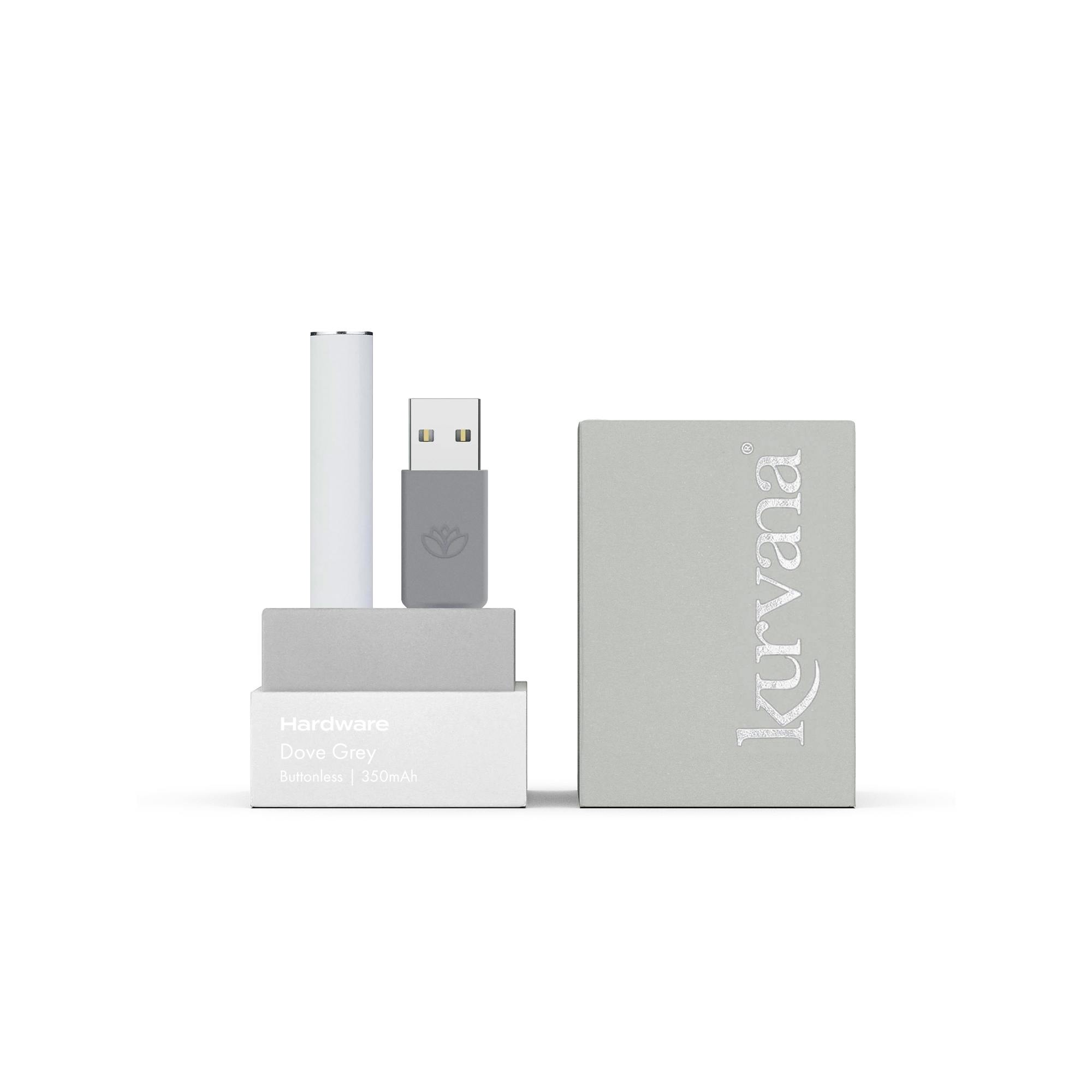 KURVANA - 510 BATTERY - BUTTONLESS GREY - 1PC