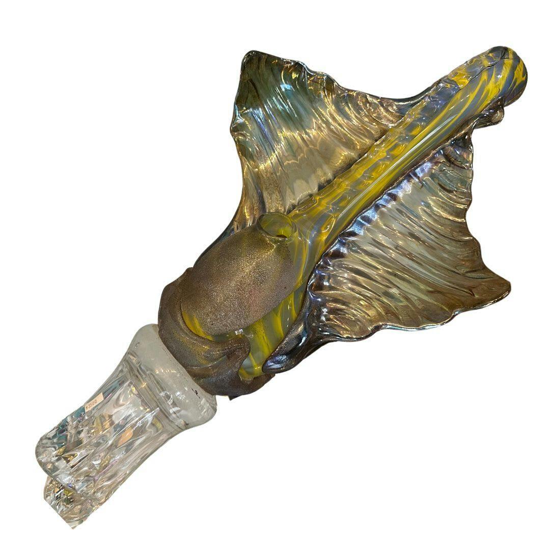 30" Glass Fish Bong