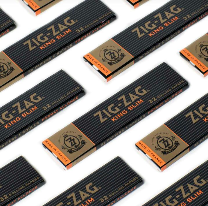zig-zag king slim rolling papers