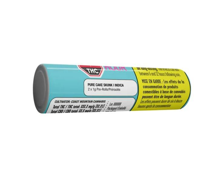 PURE CAKE SKUNK PRE-ROLLS - 2X1G