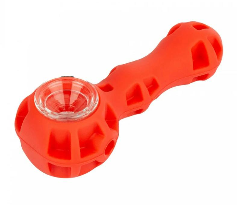 Pipe- Silicone Hand Pipe 4"