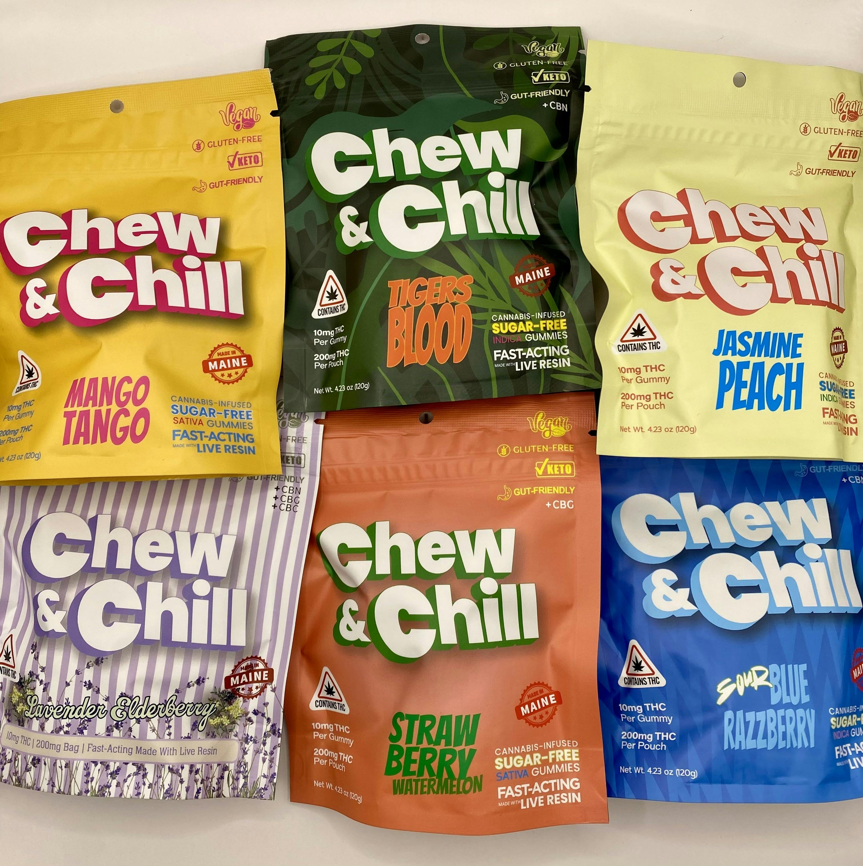 Sugar-Free Chew & Chill Gummies - 10MG (200MG Total)
