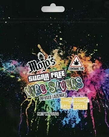 Mojo - SUGAR FREE GREEN APPLE LOZENGES - 20MG (200MG Total)