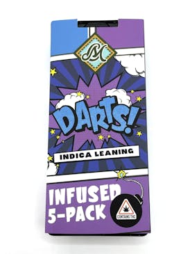 Indica 5-Pack - Maple Root Diamond Infused Darts