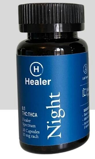 Night Capsules - 15MG (150MG Total) at Headies Medical Cannabis Dispensary (Biddeford)