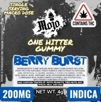 200mg ONE HITTER INDICA BERRY MOON BURST Gummy