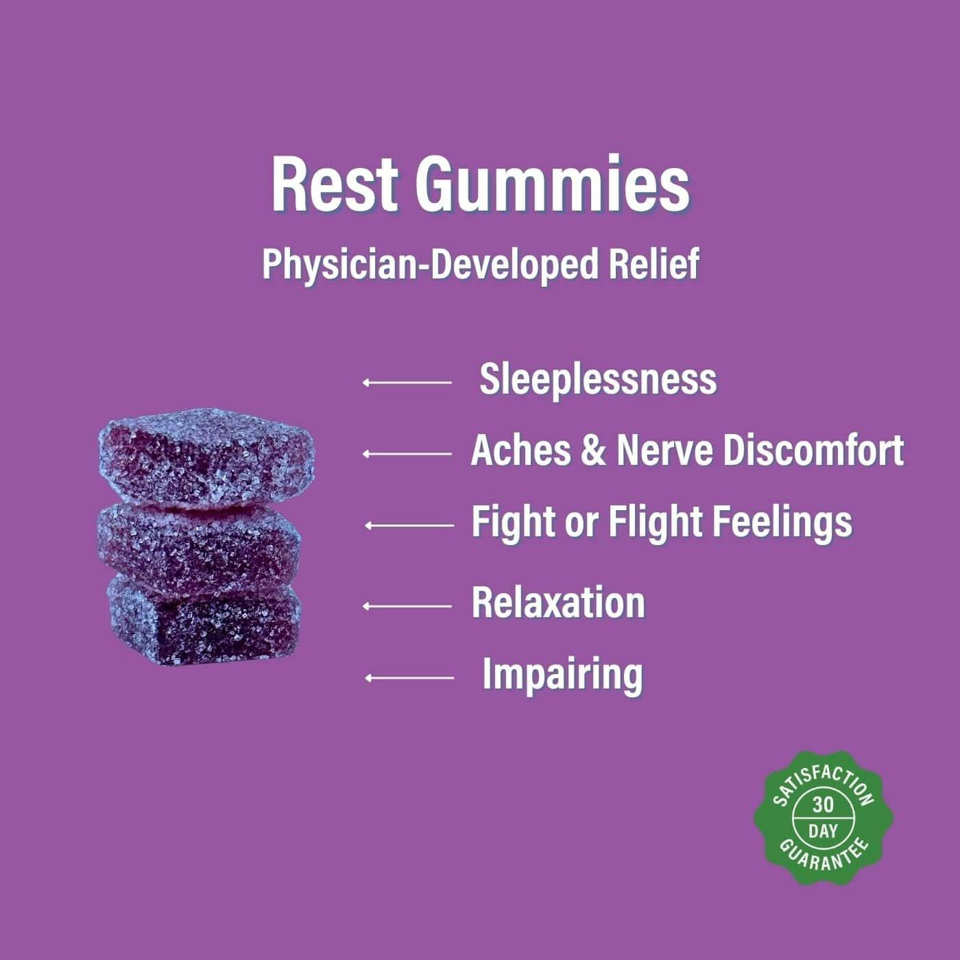 21+ Healer Rest Gummies 10mg CBG + 5mg THC
