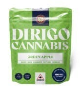 100mg Green Apple Gummies | Dirigo Cannabis | Gummies | 10pk | 10mg/ea