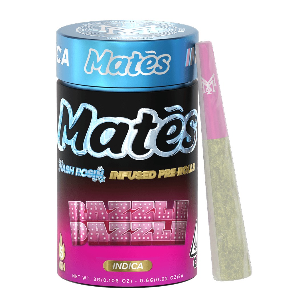MUHA MEDS RAZZLE DAZZLE (I) 0.5G 5PK HASH INFUSED PREROLL