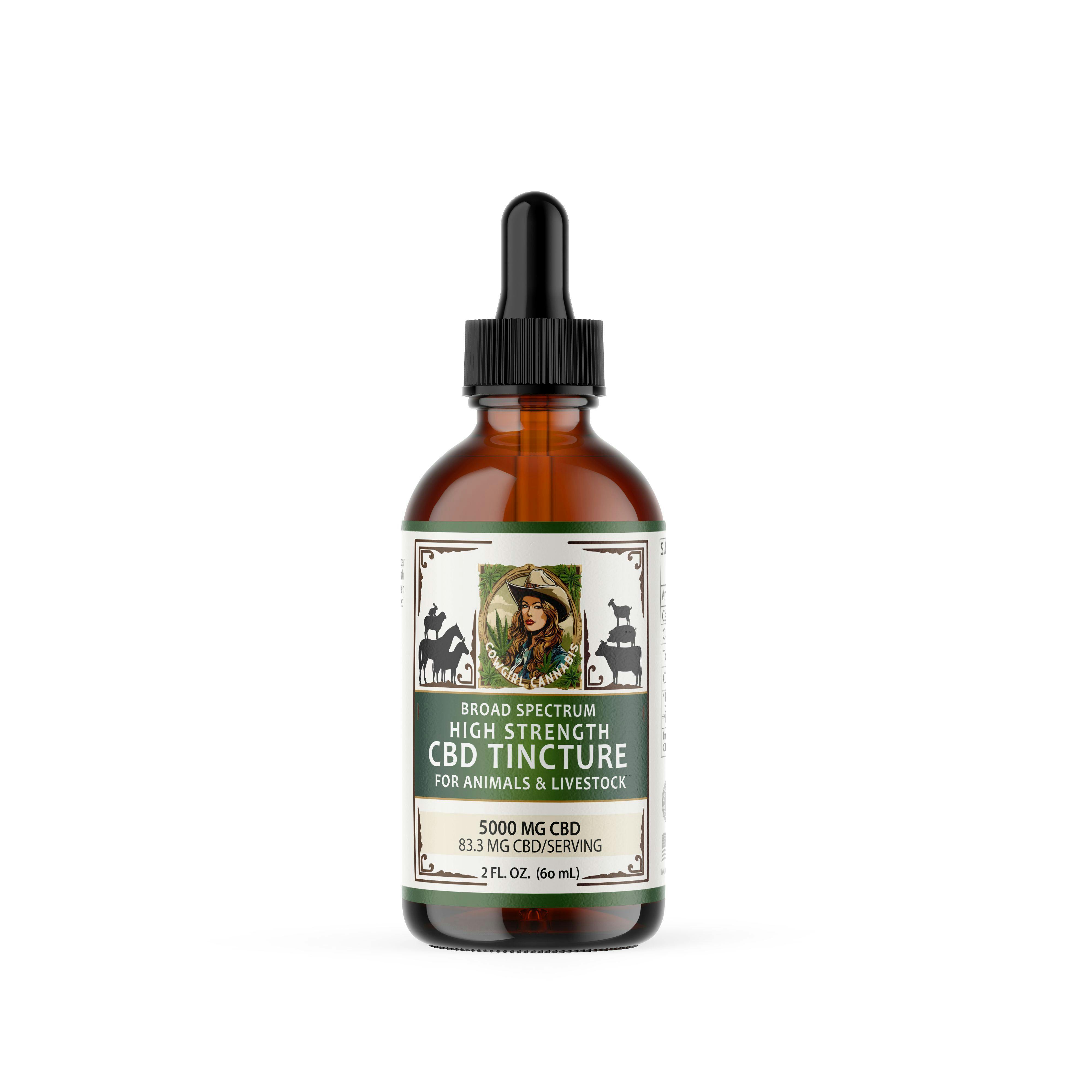COWGIRL LIVESTOCK TINCTURE BROAD SPECTRUM 5000MG