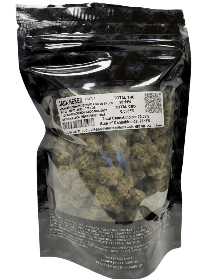 VALLEY PURE JACK HERER FLOWER - 28 g