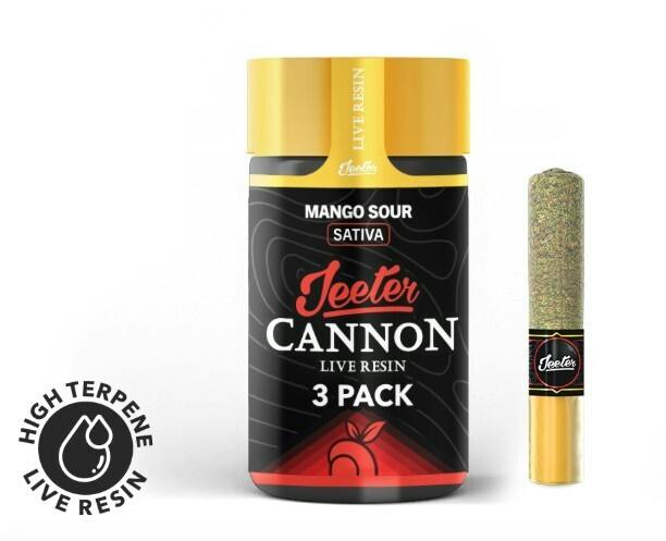 JEETER MANGO SOUR 3 PACK BABY CANNON PREROLLS