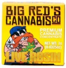 BIG RED'S THE POWAH ROSIN