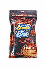 TURTLE PIE BLACK YUZU 3 PACK PREROLLS