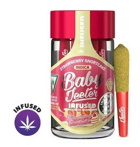 BABY JEETER STRAWBERRY SHORTCAKE 5PK PREROLLS - 2.5 G