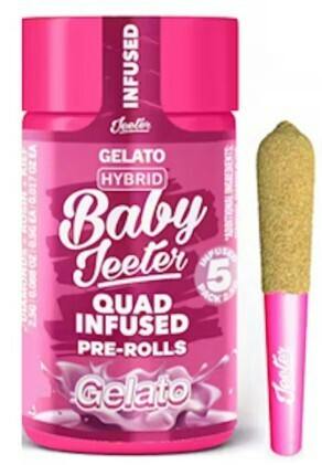 BABY JEETER GELATO INFUSED PREROLLS 5PK - 2.5 G