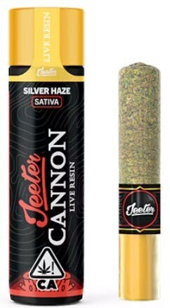 JEETER SILVER HAZE CANNONS PRE ROLLS - 1.3 g