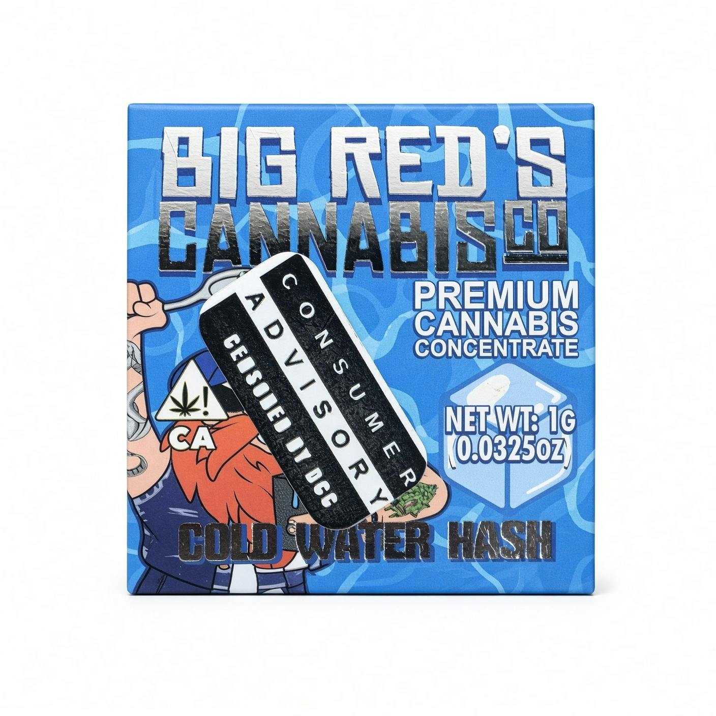 BIG REDS THE COLLAB WATER HASH - 1 g