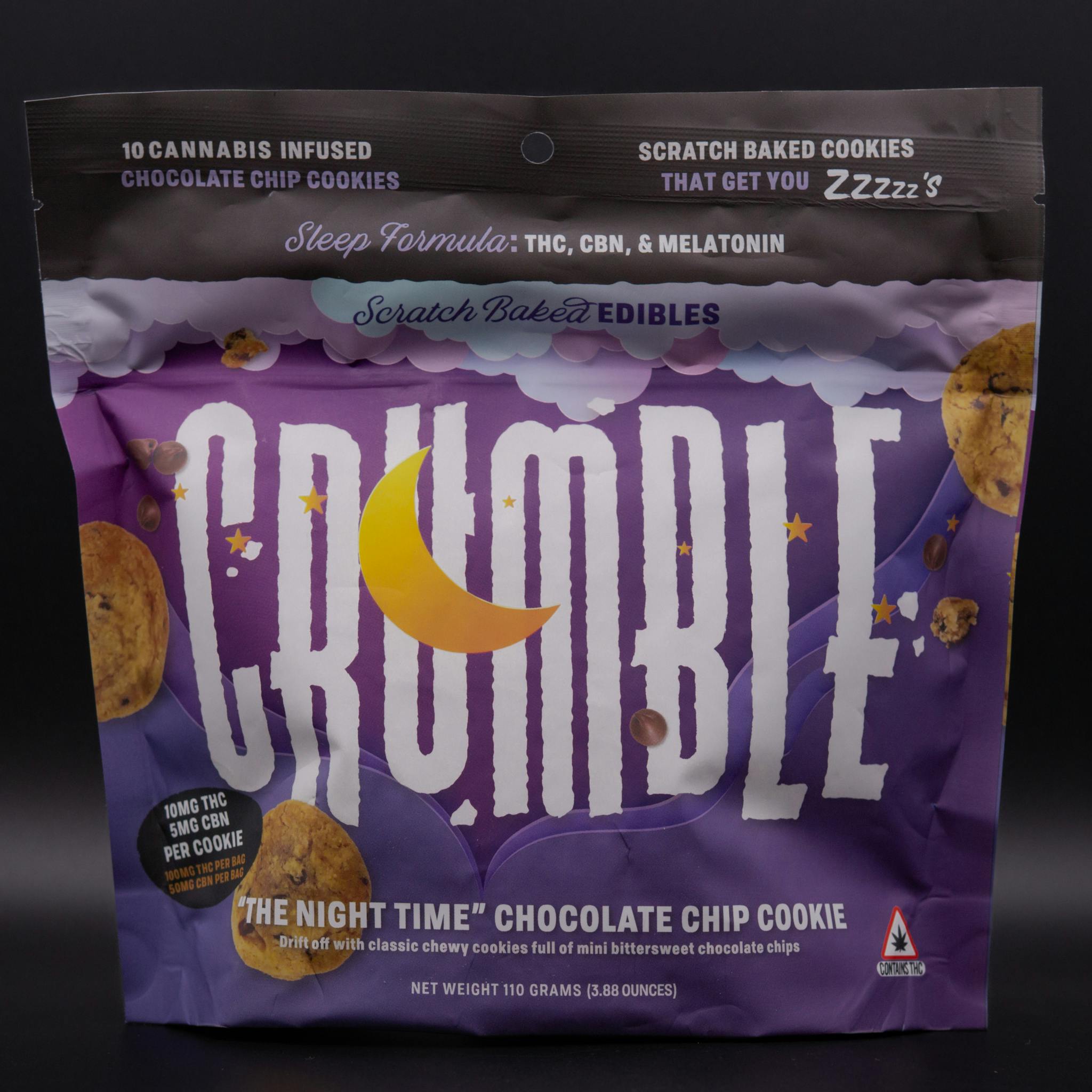 Stash House | Crumble | 100mg | Cookies N Cream Brownies | Nighttime