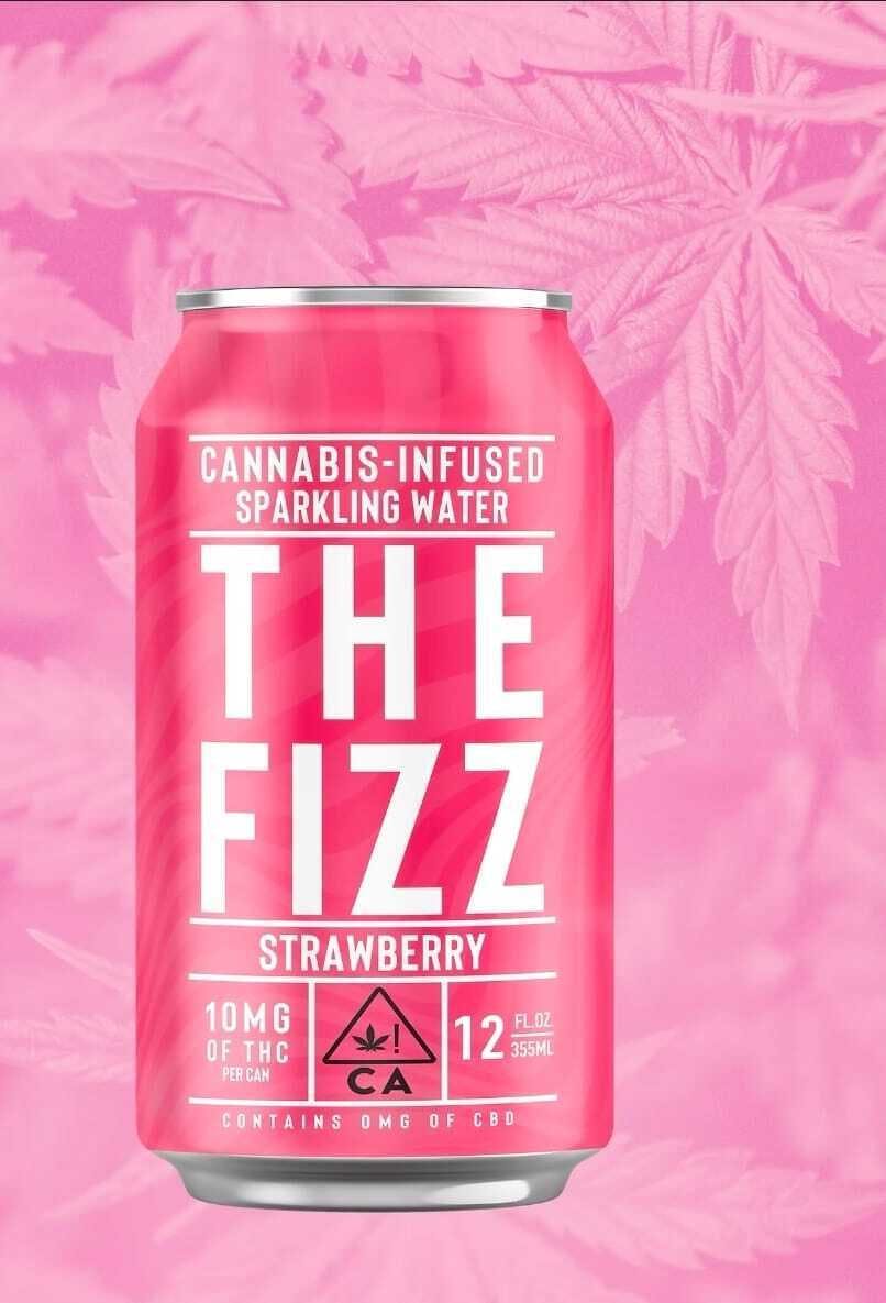 10MG Strawberry The Fizz Sparkling Water