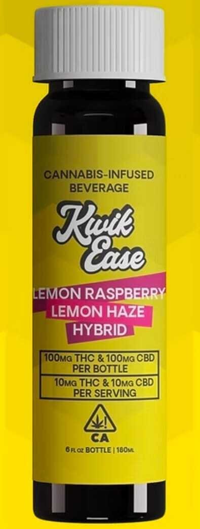 Lemon Raspberry 1:1 CBD:THC Kwik Ease