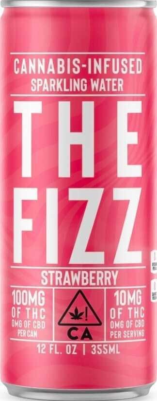 10MG Strawberry The Fizz Sparkling Water