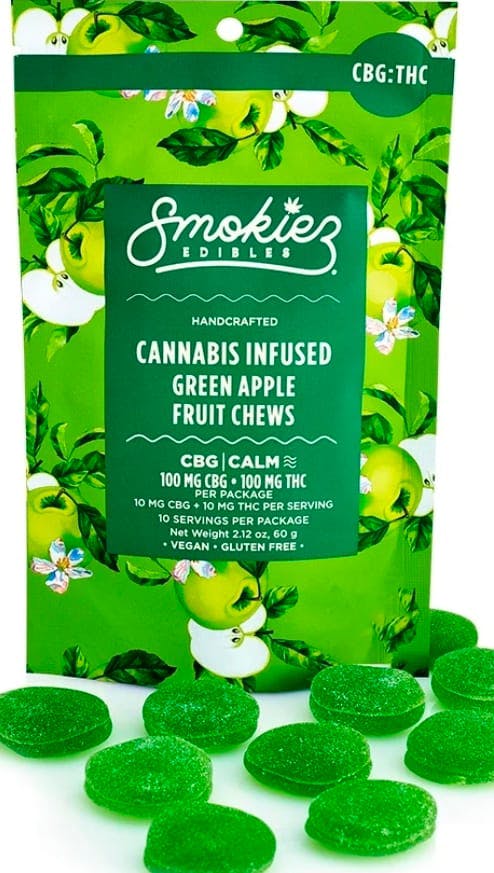 Green Apple: Fruit Chews - Ca - 1