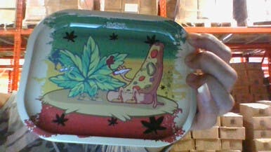 Stoned Buddies Metal Rolling Tray - Small