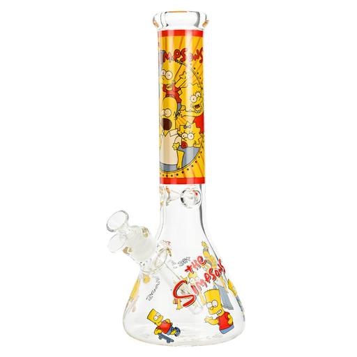 14" 7mm Cartoon Family Beaker Bong