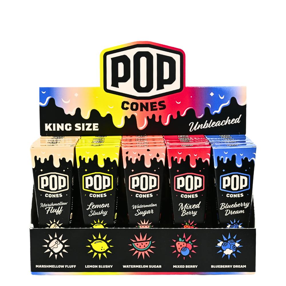 Pop Cones King Size Unbleached Pre-rolled Cones