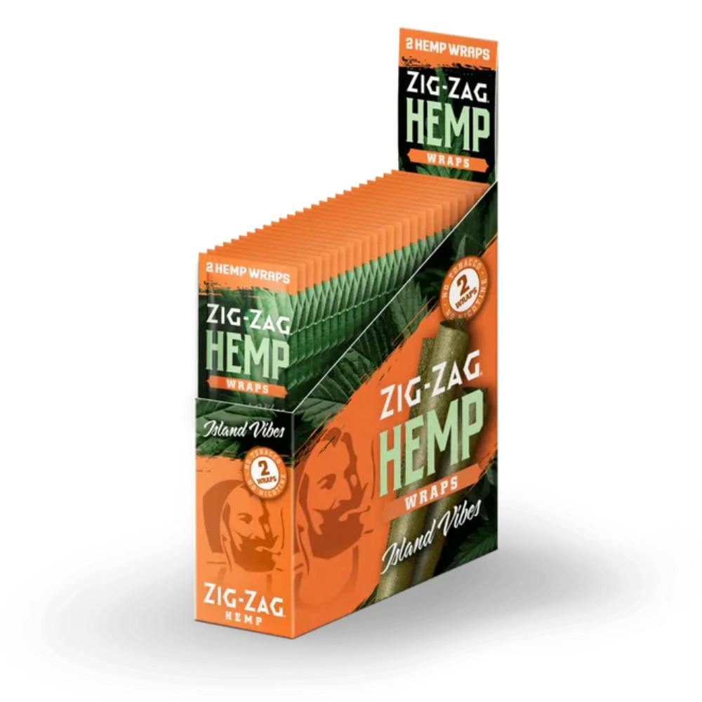 Zig Zag Hemp Wraps - Island Vibes - 2 pack