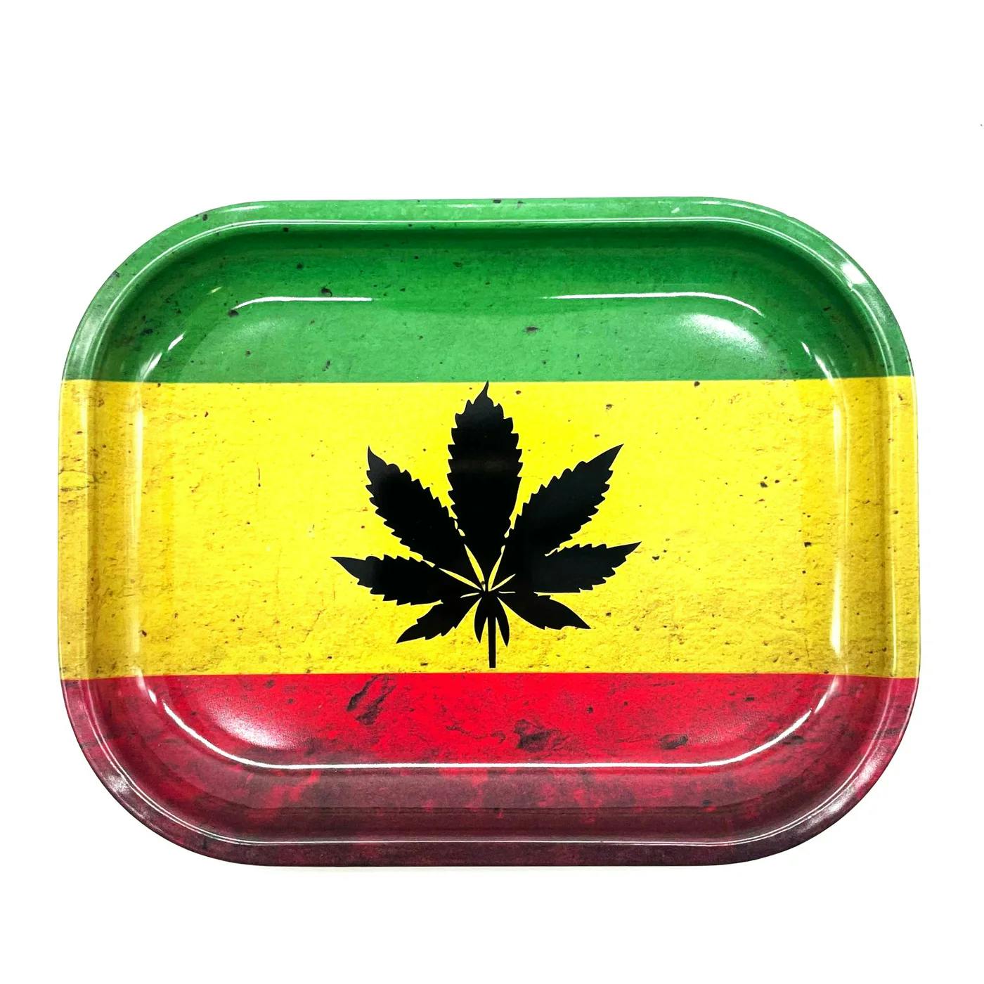 Rolling Tray Mini Hemp Design