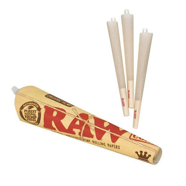 RAW | King Size Organic Hemp Pre-Roll Cones