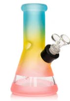KTOO 8" Rainbow Beaker Bong