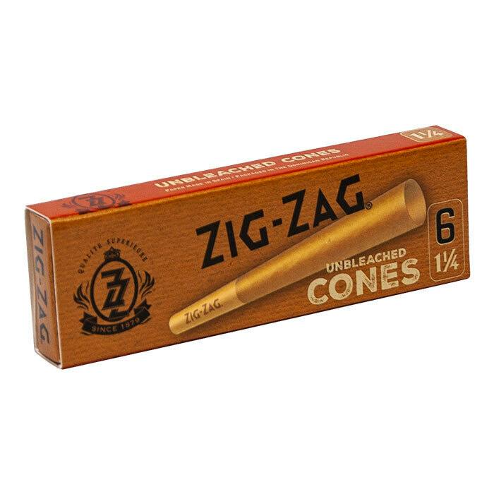 Zig-Zag - Unbleached Cones - 1 1/4 Size