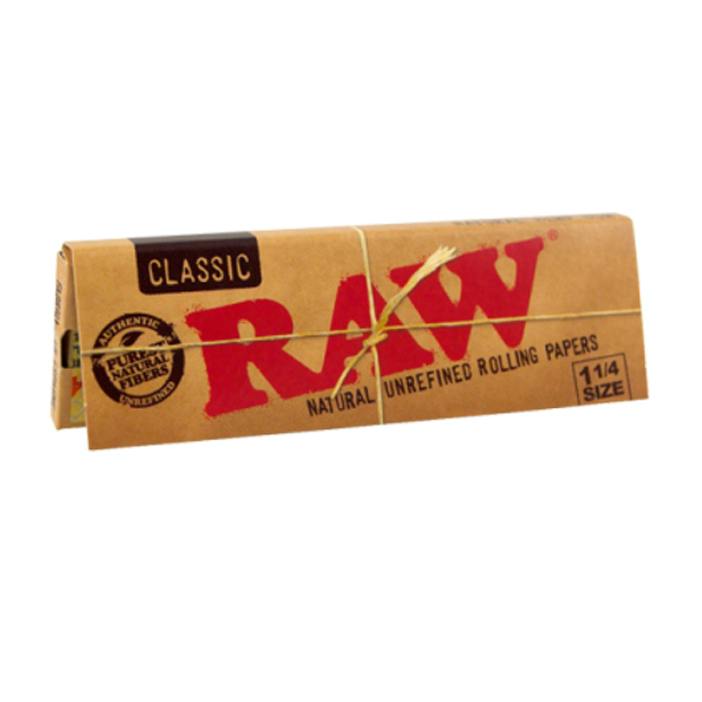 RAW - Natural Unrefined Rolling Papers - 1 1/4"