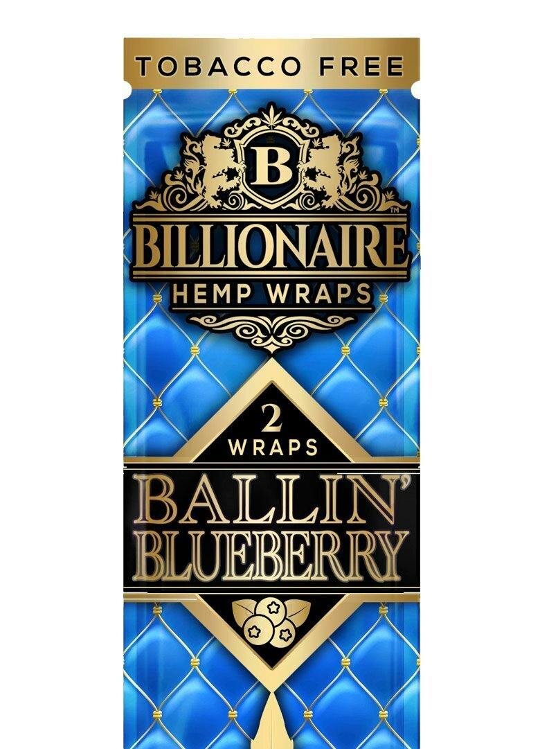 Billionaire - Ballin' Blueberry - Hemp Wraps