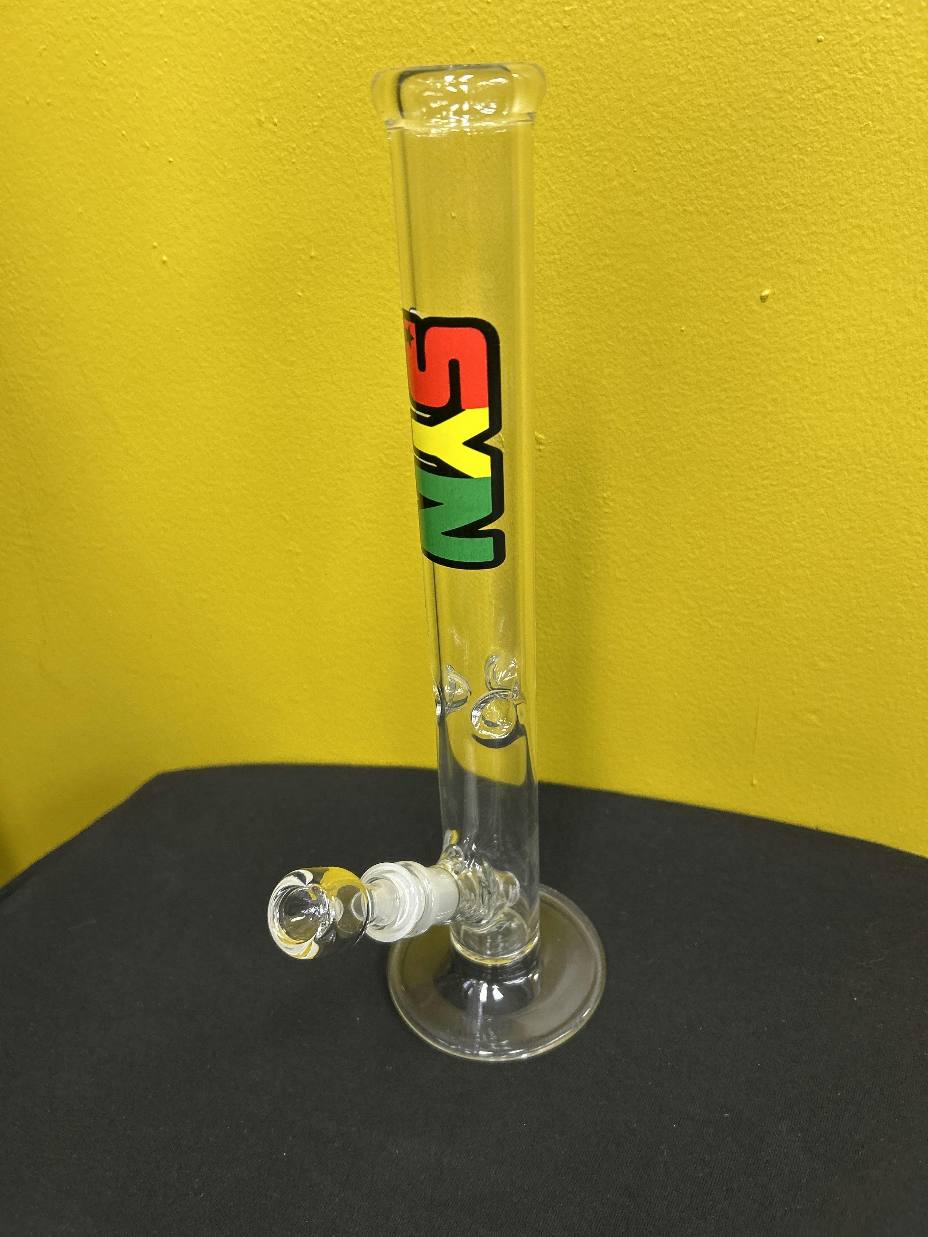 SYN - Hand Blown Borosilicate Glass Straight Tube Bong